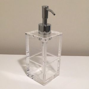Acrylic Clear Soap Dispenser